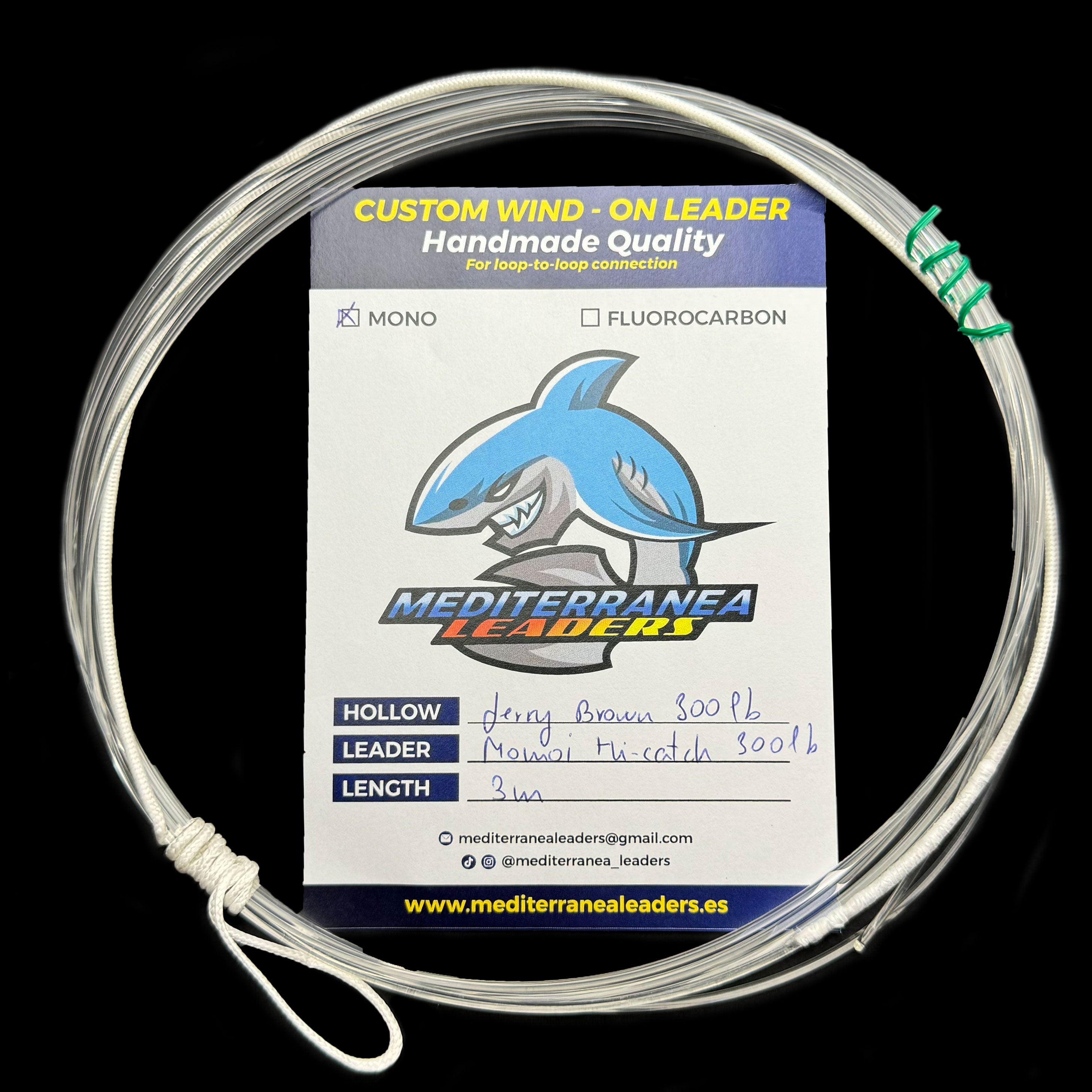 Wind-On Leaders 100lb - 300lb | Mediterranea Leaders | High